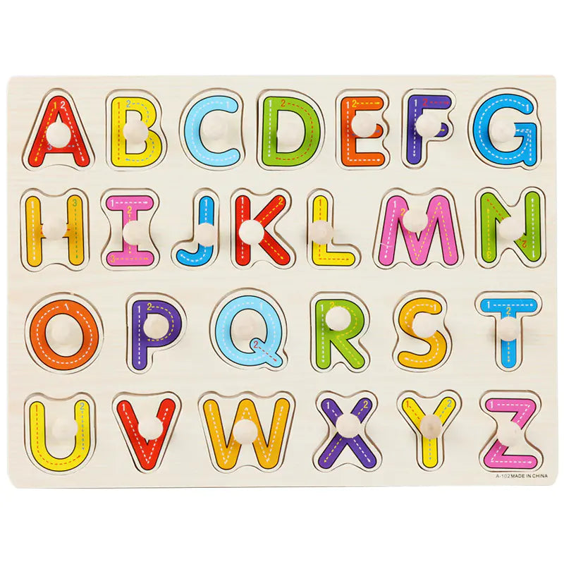 Montessori Kids' Shape & Number Puzzle