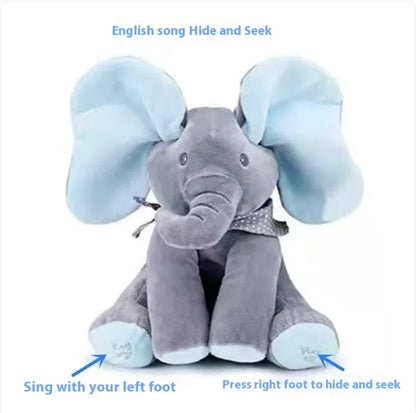 Melodic Elephant Plush Toy