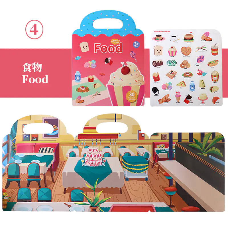 Global Jelly Sticker Quiet Books