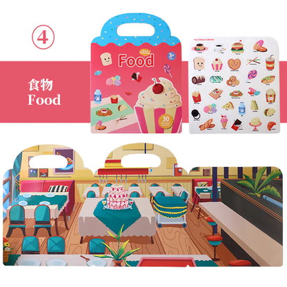 Global Jelly Sticker Quiet Books