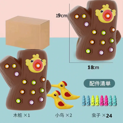 Magnetic Woodpecker Catch & Learn Game