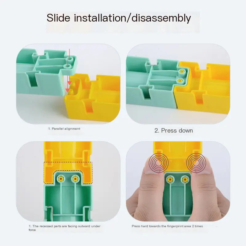 Water Slide Bath Toy Set – Ducks & Rolling Fun Track