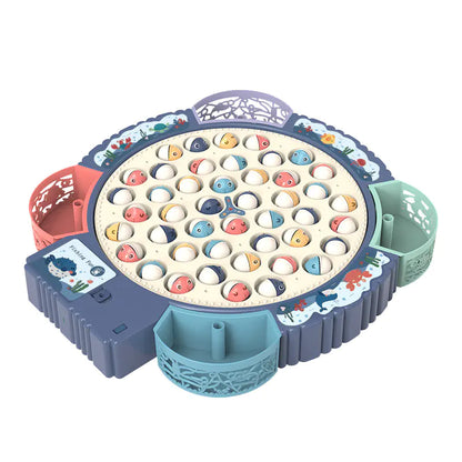 Magnetic Fishing Game Toy Set | Music & Motor Spin Fun