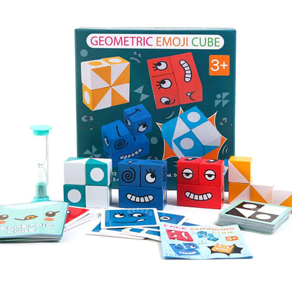 Creative Geometric Puzzle Cube for Kids