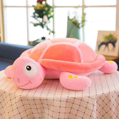 Turtle Plush Pillow – Soft, Colorful & Huggable