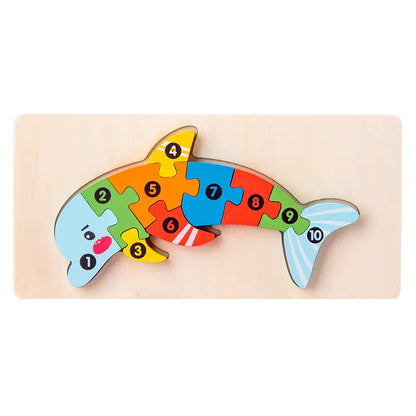 Kids' Learning Wooden Puzzle Sets