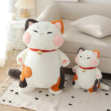 Kids' White Cat Cuddly Pillow with Bell