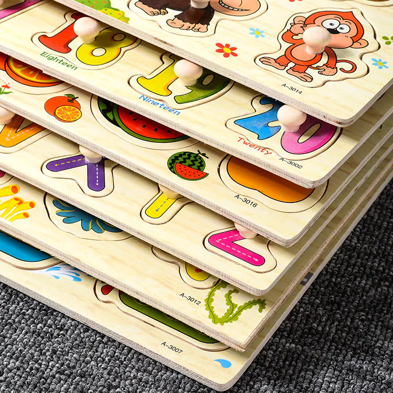 Montessori Kids' Shape & Number Puzzle