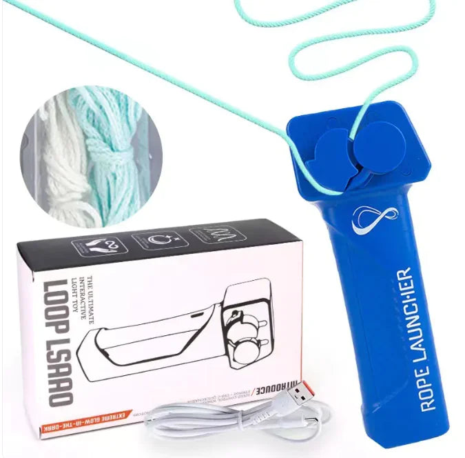 Glowing Rope Launcher Toy – Rechargeable & Fun to Play