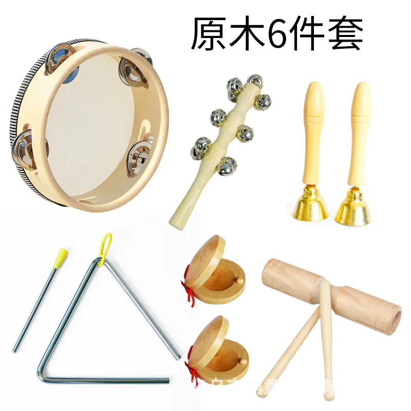 Wooden Musical Instruments Set for Kids