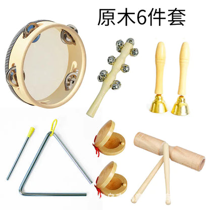 Wooden Musical Instruments Set for Kids