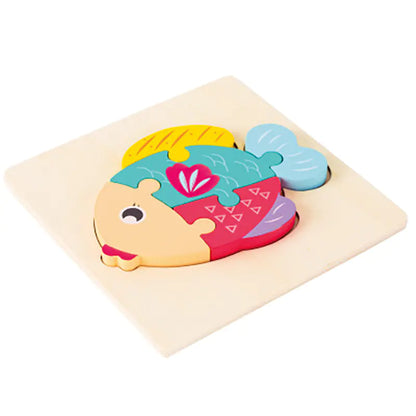 Kids' 3D Animal Learning Puzzle - Educational Fun