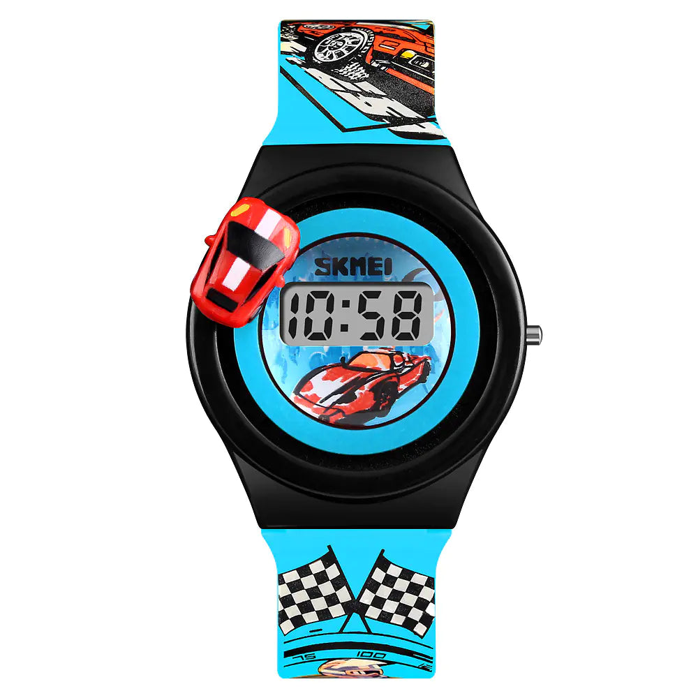 Kids' Racing Car Digital Watch for Kids