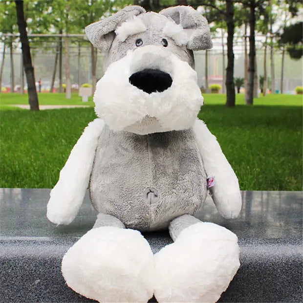 Cuddly Schnauzer Plush Pal for Kids