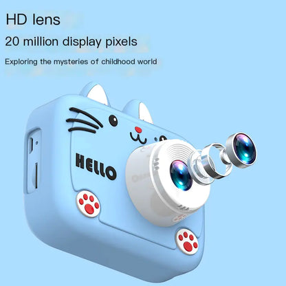 Kids Digital Camera with Video & Cute Cat Design