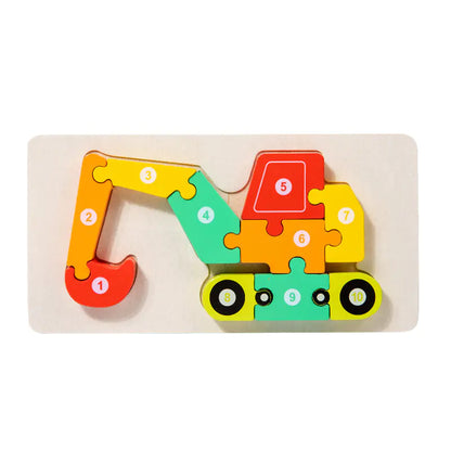 Kids' Learning Wooden Puzzle Sets