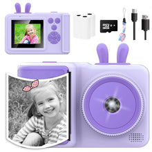 Children's Instant Print Camera with SD Card - Purple