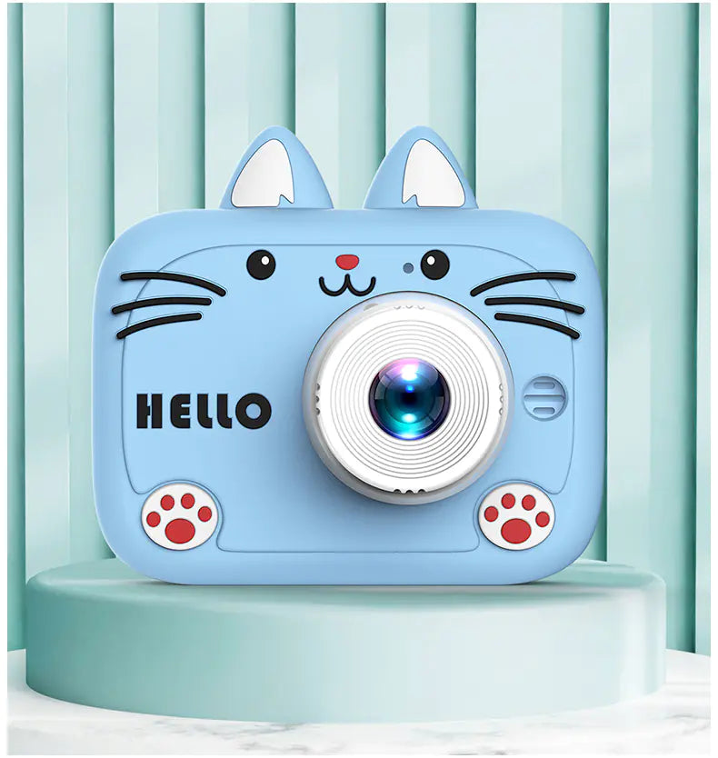 Kids Digital Camera with Video & Cute Cat Design