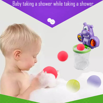 Splash Hoop Hippo Bath Game for Toddlers