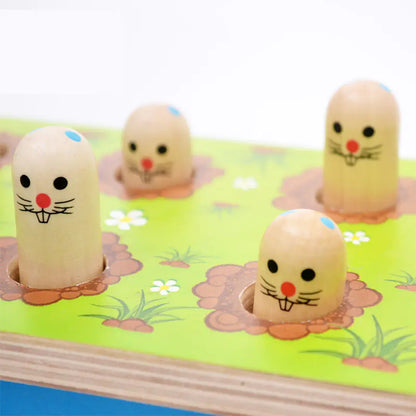 Toddler Whack-a-Mole Wooden Game