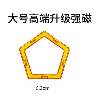 Colorful Magnetic Tiles Building Set for Kids