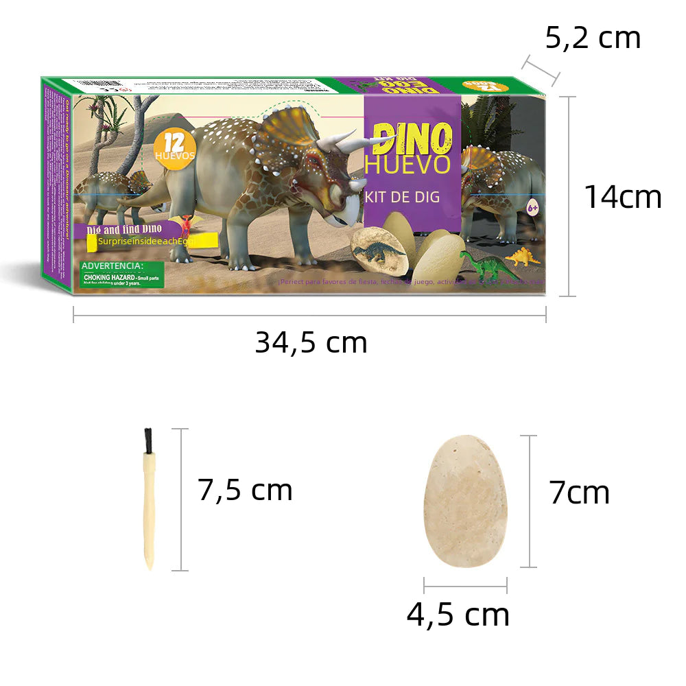 Prehistoric Egg Dig Toy for Kids
