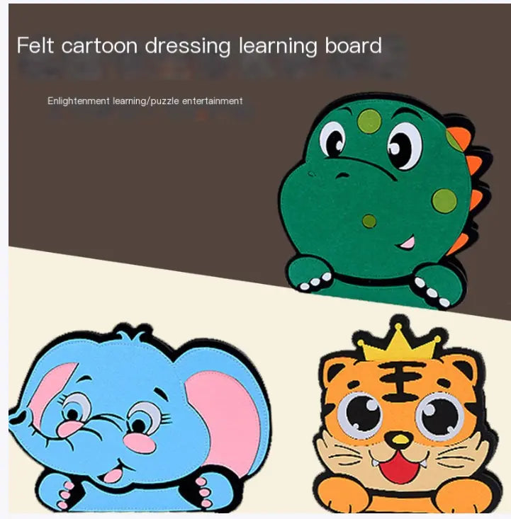 Kids' Felt Discovery Board - Fun Learning Toy