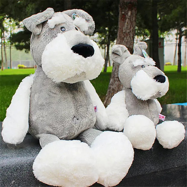 Cuddly Schnauzer Plush Pal for Kids