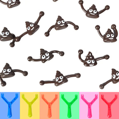 Funny Poop Slingshot Toy – Stretch & Launch Fun