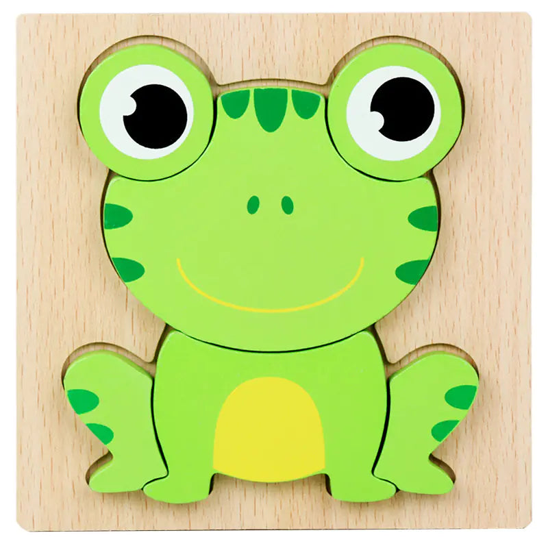 Kids' 3D Wooden Learning Puzzle
