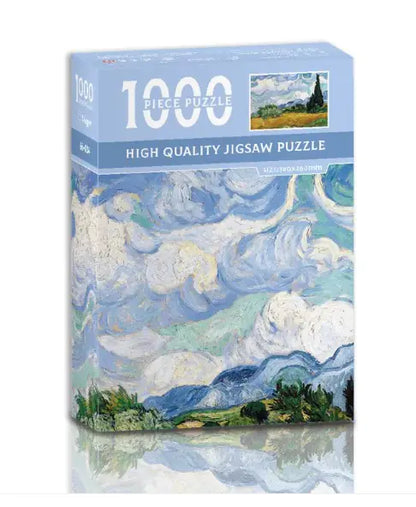 1000-Piece Scenic Village Jigsaw Puzzle for Adults