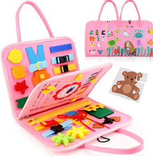 Montessori Busy Board Book – 28-in-1 Toddler Activity Kit