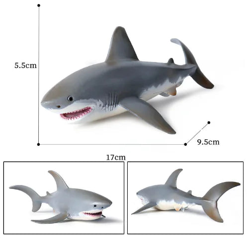 Lifelike Shark Model Toy for Children
