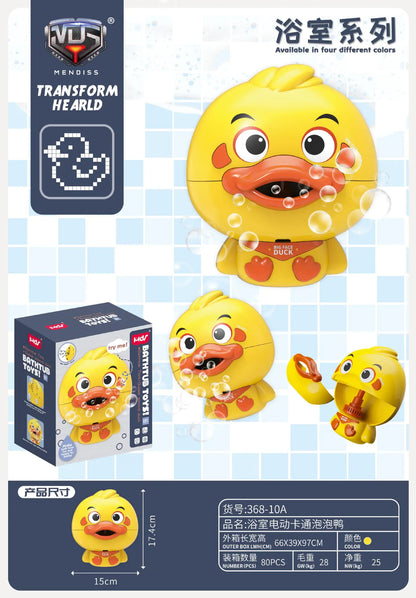 Interactive Bubble Duck Bath Toy