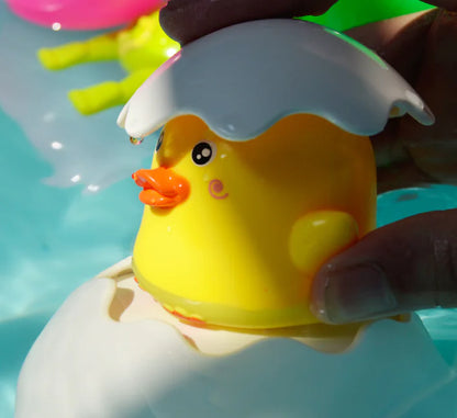 Splashy Egg Bath Toys - Duck & Penguin