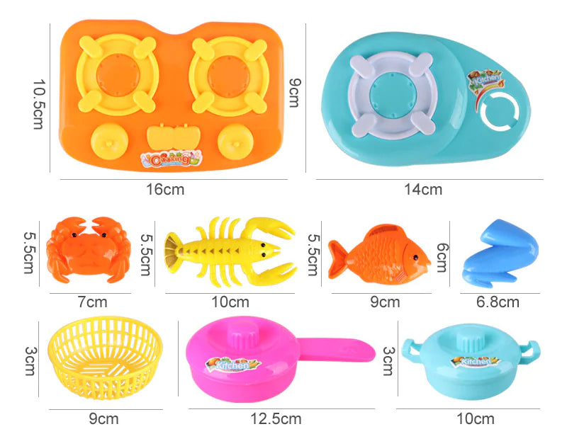 Junior Chef Kitchen Playset with Realistic Accessories