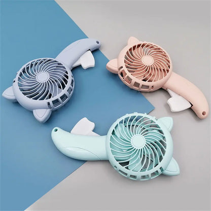 Charming Cat Cartoon Mini Fan