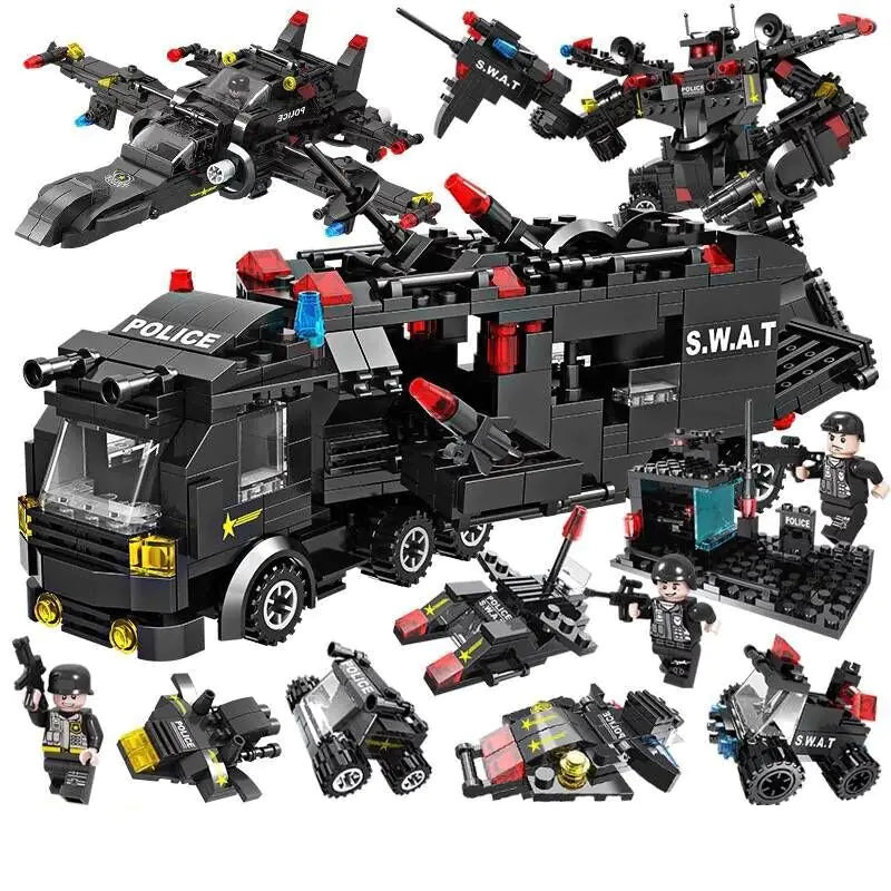 S.W.A.T Police Building Blocks Set for Kids