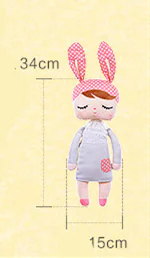 Soft Bunny Ear Plush Dolls for Kids