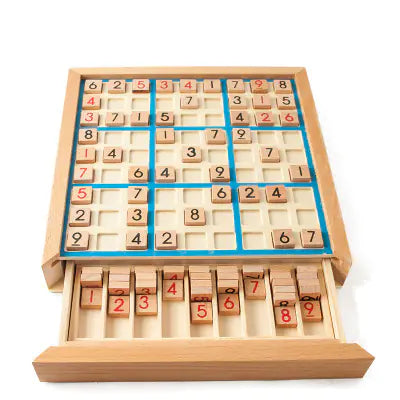 Brain-Boosting Wooden Sudoku