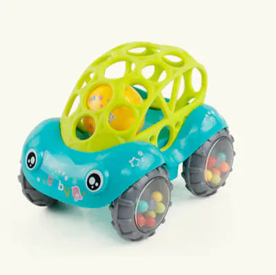 Baby Soft Grip Rattle Car – Easy to Hold & Roll Fun