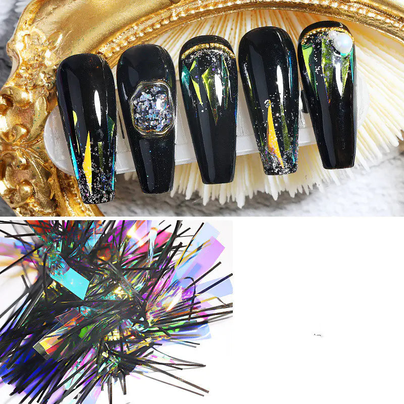 Luminous Aurora Nail Art Enhancers
