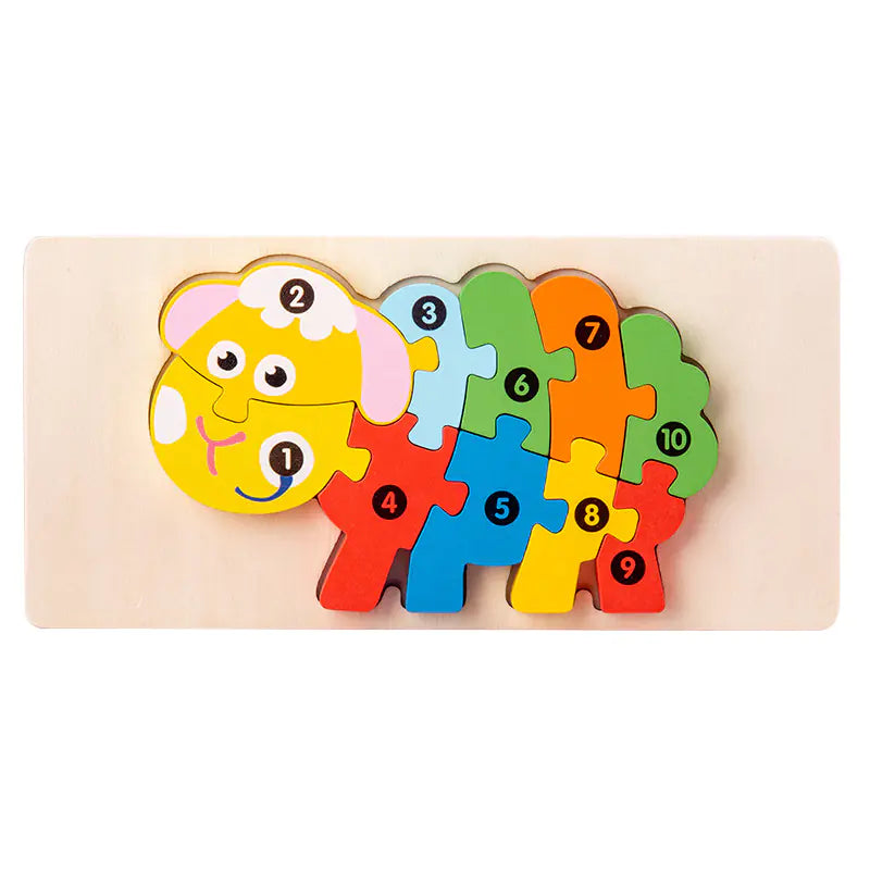 Kids' Learning Wooden Puzzle Sets