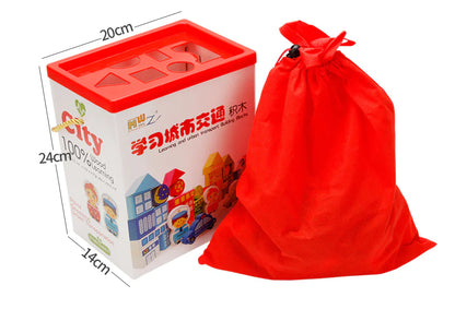 Cityscape Wooden Blocks Set