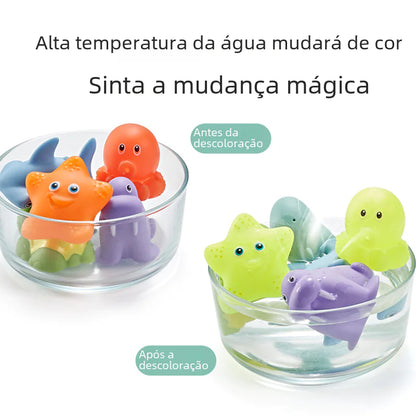 Shark Net Baby Bath Toy Set – Floating Animal Fun