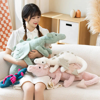 Soft & Huggable Dragon Plush Pillow Toy