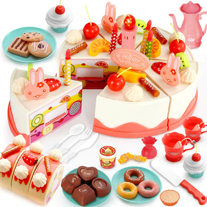 Deluxe Birthday Cake Play Set – Pretend Food Fun