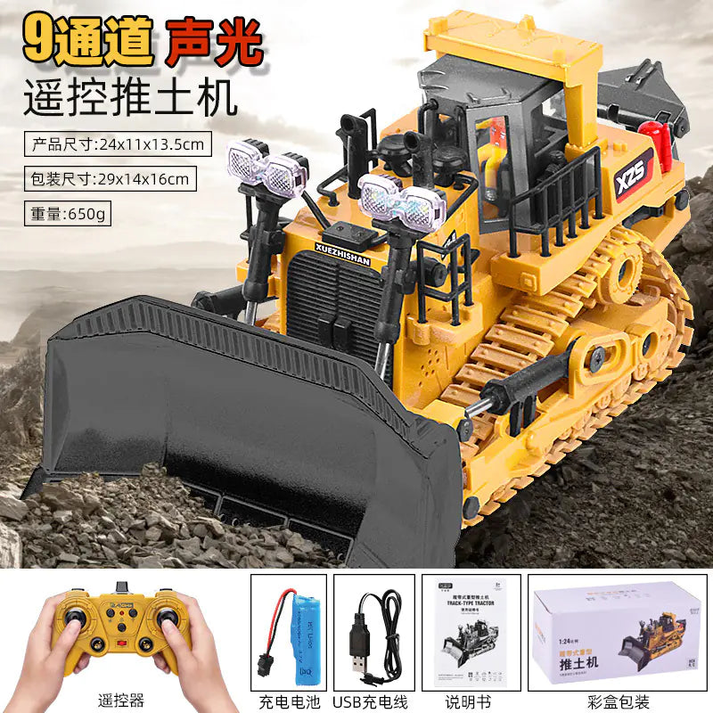 Mega RC Excavator Toy – Realistic Alloy Digger