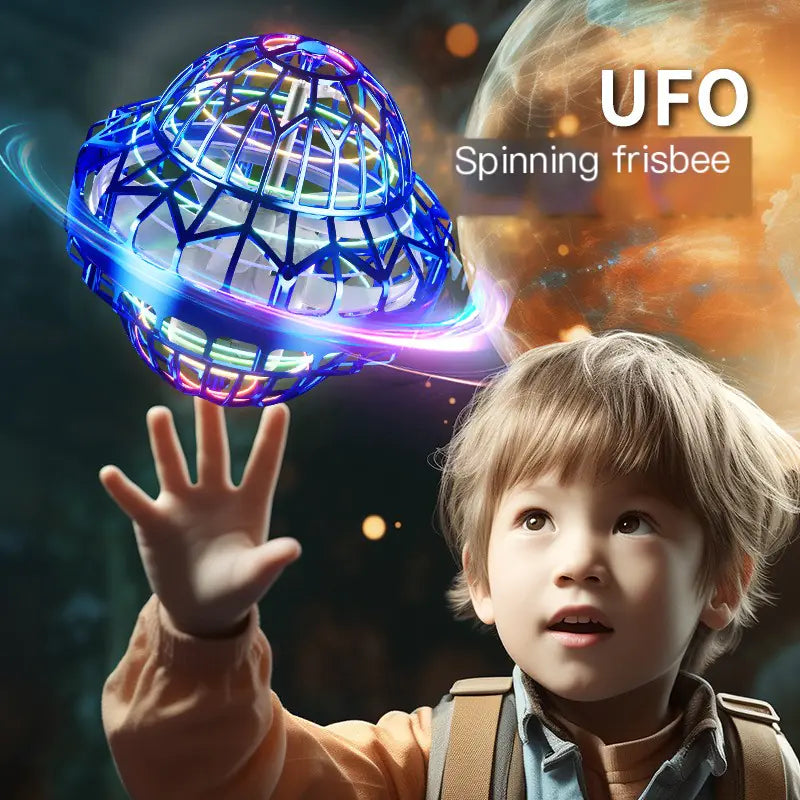 Flying Spinner Ball Toy with LED Lights & USB Charge