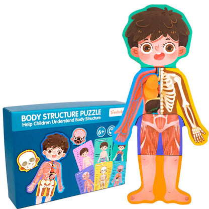 Kids' Human Body Puzzle Set – Fun Learning Anatomy Toy